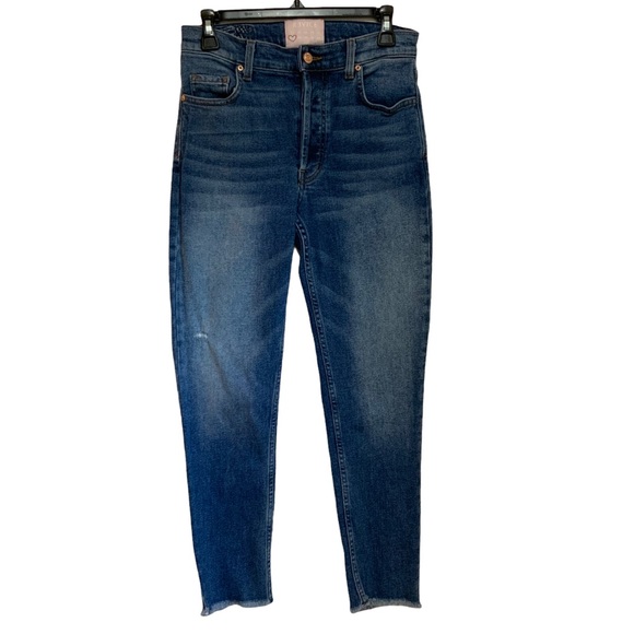 Revice High Rise Button Fly Medium Wash Jeans sz 28 Like New - Picture 1 of 7